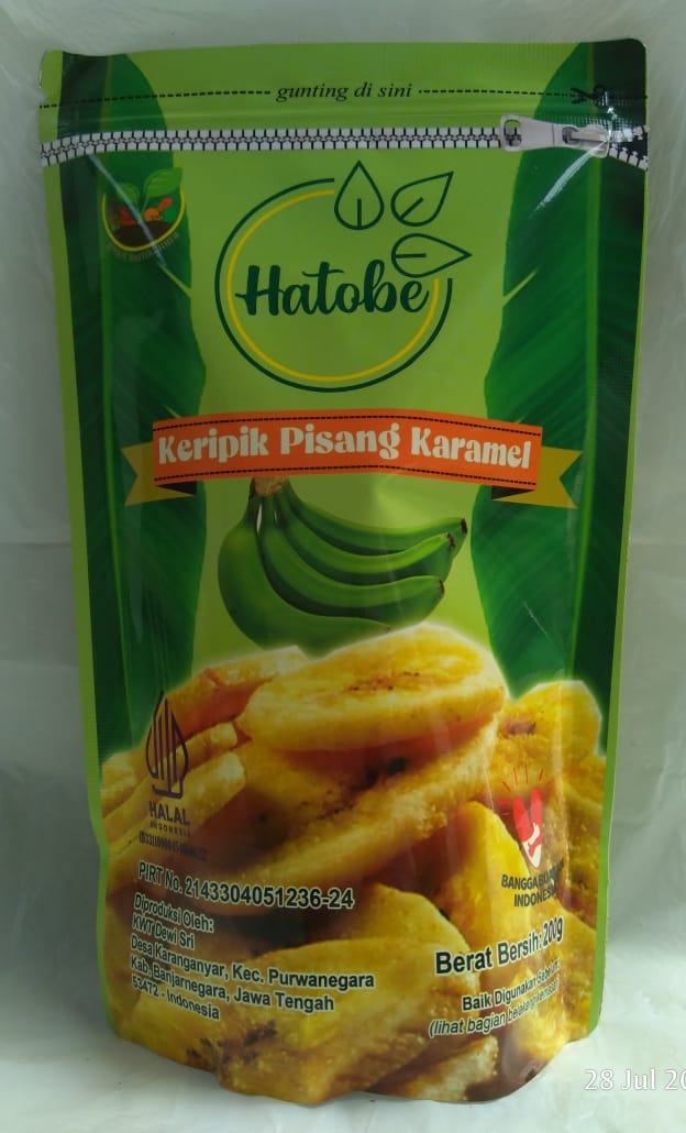 Keripik Pisang Karamel 200gr