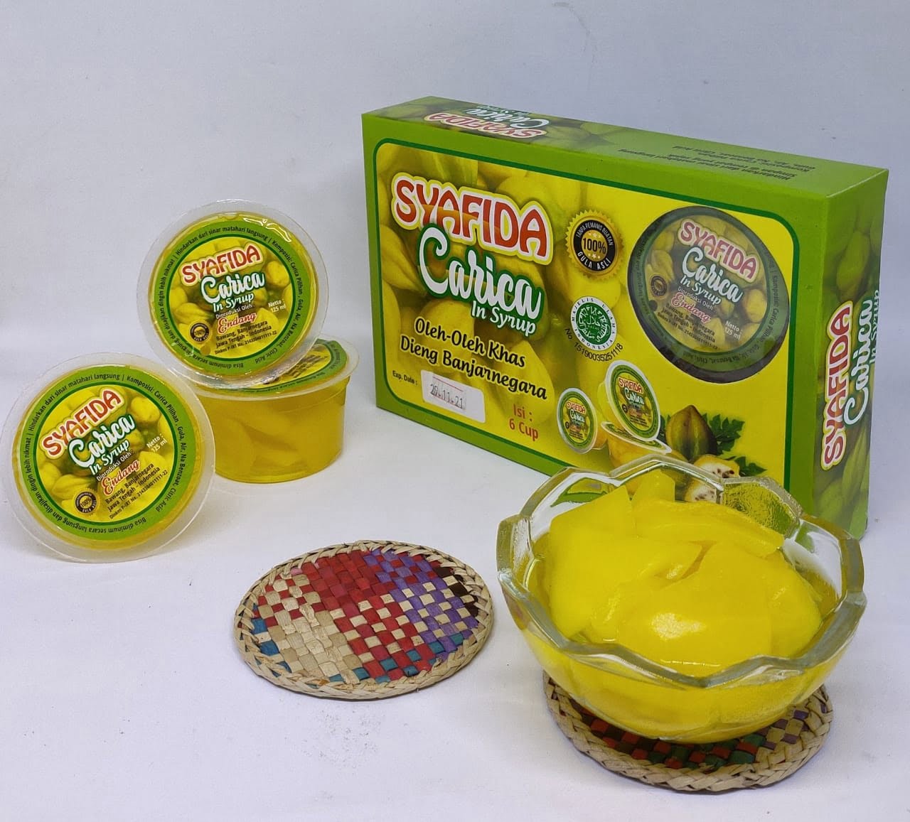 Carica Syafida isi 6 cup @125 ml