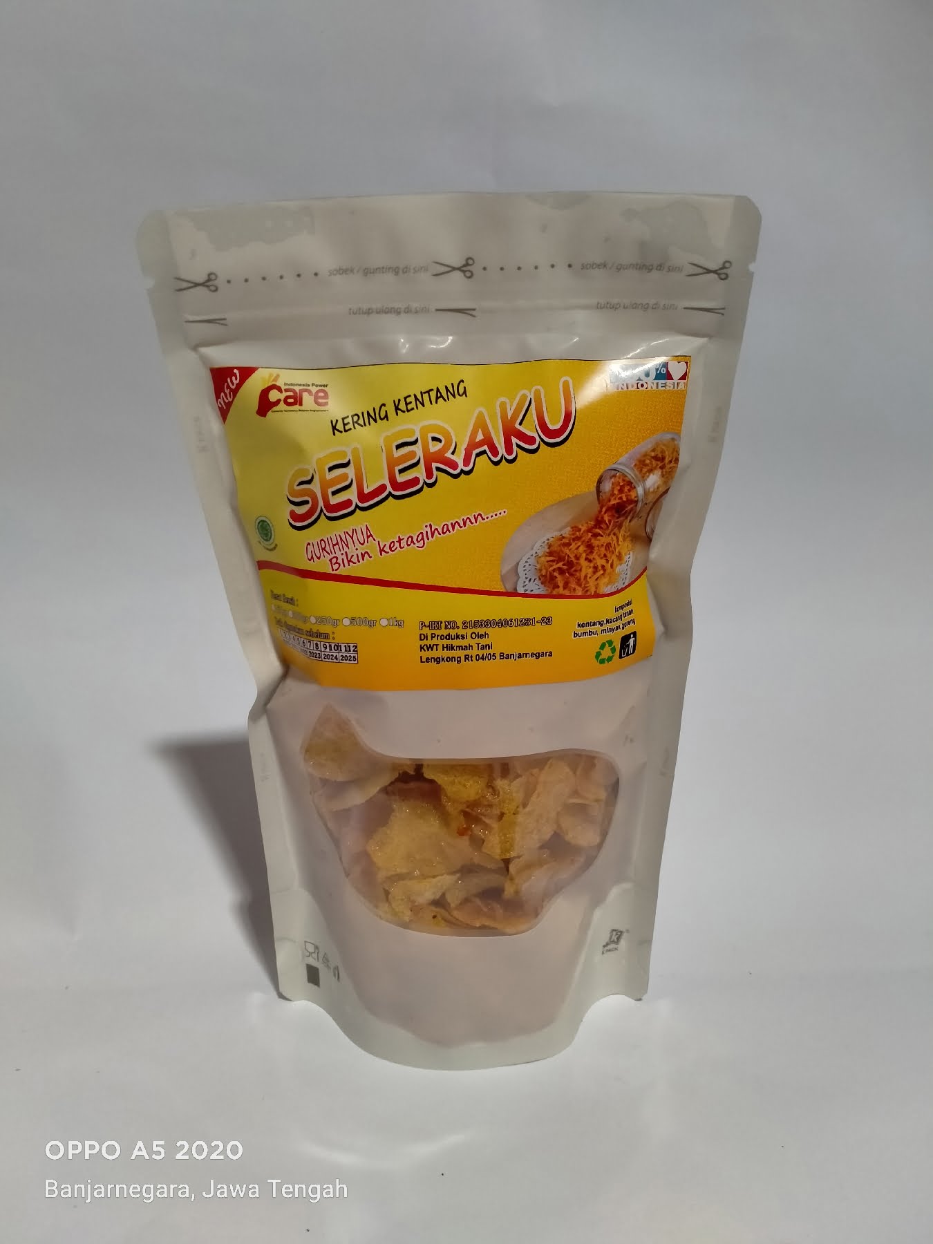 Kering Kentang Koin Seleraku 150g