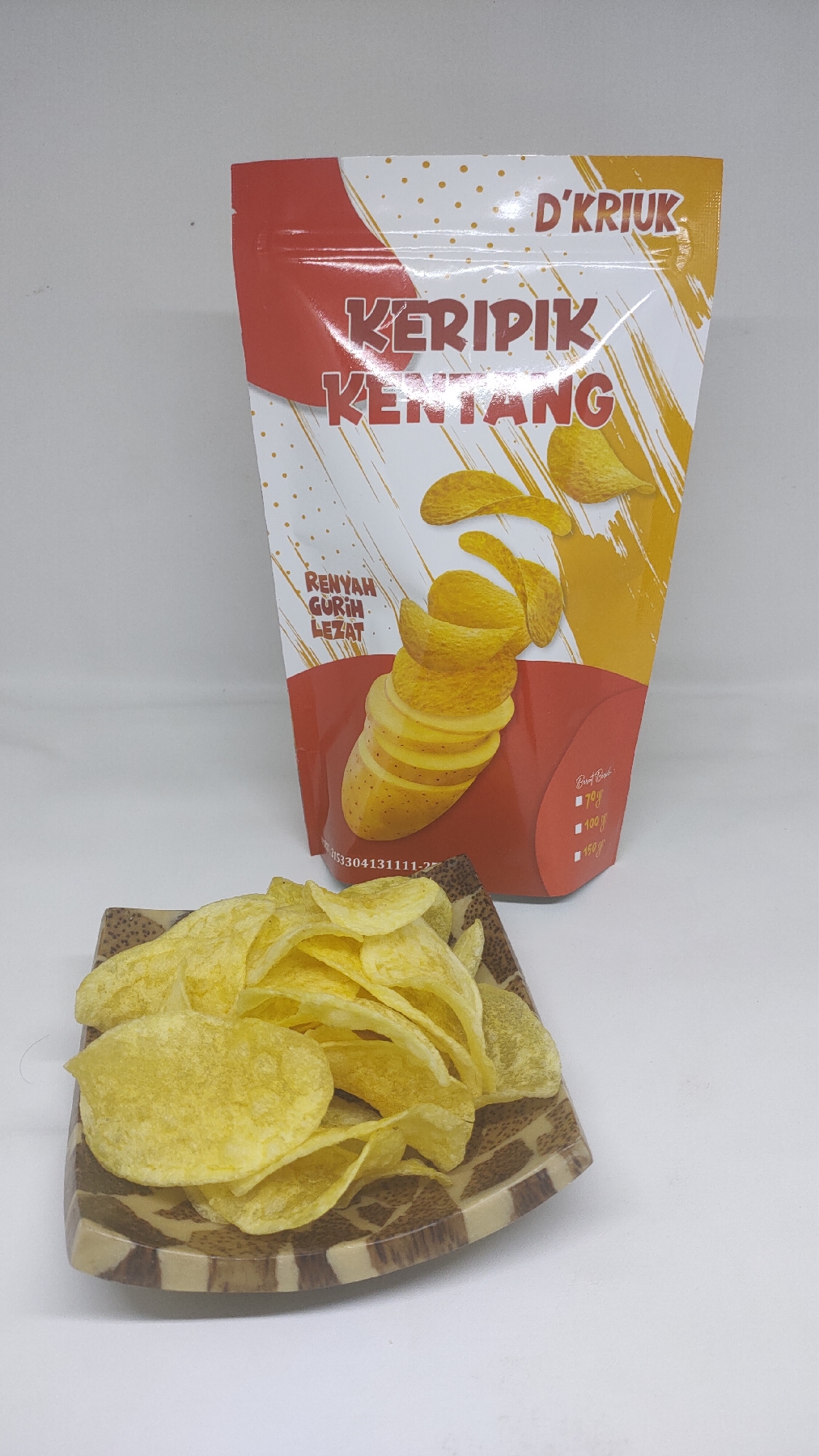 Keripik Kentang D'Kriuk 70 gram
